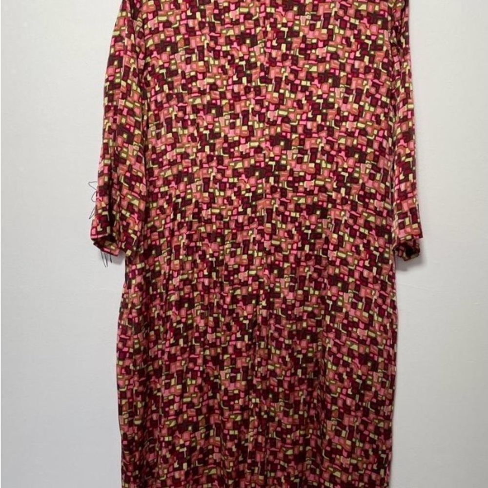 Chic Geometric Pattern Dress - Picture 4 of 4